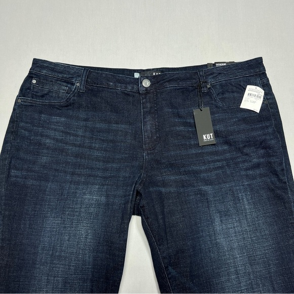 NWT KUT from the Kloth CATHERINE BOYFRIEND Denim Jeans Size 24 W x 28 - Picture 3 of 13